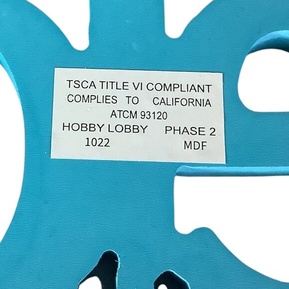 The Spring Shop Blue Glitter Welcome Sign Home Wall Decor Hanging Door Plaque - Picture 3 of 8